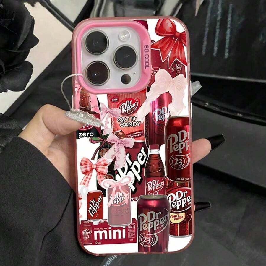 Fshion Dr-P-Peppers Drink Phone Case For 16,15,14,13,12,11,Pro,Max,Plus,Mini,XS,SE Anti Fall Pink Matte Hard Bumper. Christmas Accessories. 17 Pro Case Phone Cases Holiday Special Offer Custom Phone Case Case Valentine's Day Stitch 15 Case 17 Pro Max Customizable Things Summer Minimalist New Style Holiday Gift 1 Hot Selling Item Clear Phone Case It Is The Best Gift Choice For Friends Or Family. - z5 - 查看 1