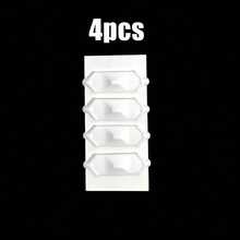 4pcs Short-Handle Squash Racket Grip, Enhances Grip, Suitable For Sports Equipment Like Tennis And Badminton, Tennis Racket Accessory Overgrip - White - View 2