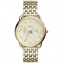 Fossil TAILOR Multifunction Ladies' Watch With Rose Dial (ES3713/ES3714) - Gold - View 7