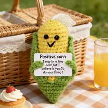 This Hand-Crocheted Inspirational Corn Doll Is The Courage And Gentleness Hidden In The Wool, Which Weaves Persistence And Belief Into Every Stitch. - Multicolor - View 5