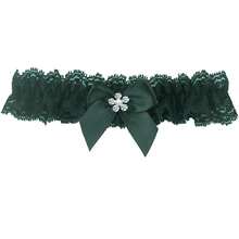 Womens Lace Bridal Garters For Bride Wedding Garter Belt Leg Garter - 紫色 - 查看 7