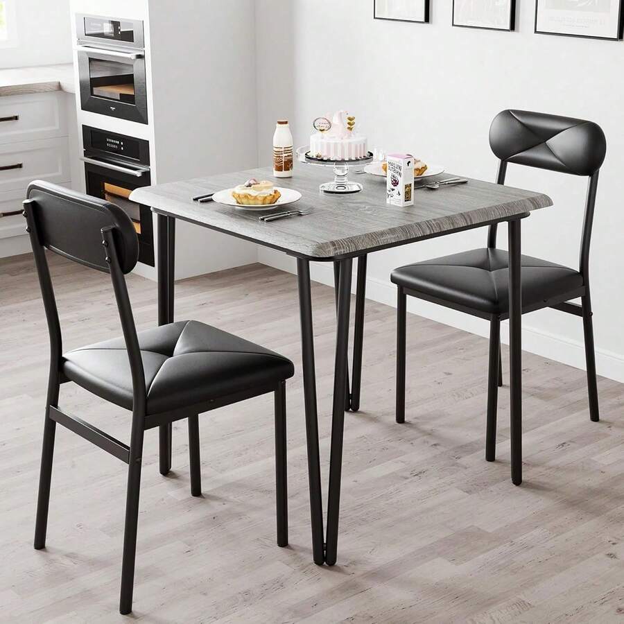 Dining Table & Chair Sets - Grey - View 1
