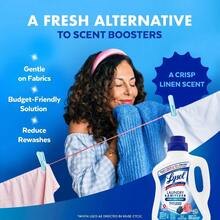 (2 Pack) Laundry Sanitizer Additive, Laundry Detergent Additive, 0% Bleach, Crisp Linen Scent, 90 Oz - 2 Pack - View 5