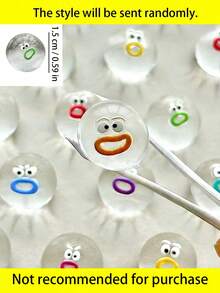 5厘米超大草莓奶油捏捏乐玩具，柔软Q弹硅胶减压捏捏乐，高品质手工食品玩具DIY新款透明粉色草莓奶油盖 - 彩色 - 查看 15