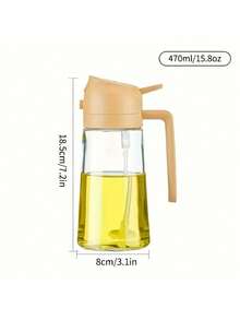 1-Piece Oil Sprayer, A Must-Have All-In-One Kitchen Essential: Portable, Leak-Proof, Non-Oil-Staining Cylinder, Easy-To-Use, Versatile Seasoning Bottle - View 12