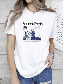 women t-shirt print Beach Fossils Band - Sun Goes Down Tee Unisex T-Shirt All Size S To 5XL MC409 - Weiss - Übersicht 6