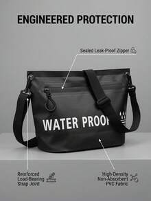 Waterproof Dry Bag, PVC Splash-Proof Bag With Heavy-Duty Zipper, Lightweight Splash-Resistant Design, Suitable For Kayaking, Surfing, Boating, Hiking, Camping, Beach Vacation - Multicolor - View 5
