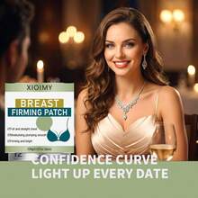 Xioimy 4片装即时提拉紧致胸贴，高度保湿，深层滋养，蕴含芦荟和玻尿酸，适合所有肤质。 - 透明色 - 查看 6