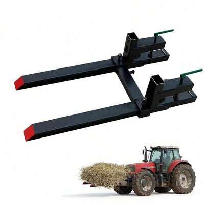 Horquillas de sujeción para cubo de tractor, acoplamiento rápido 907 kg capacidad, 109 cm de ancho