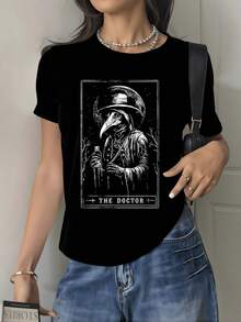 Women T-Shirts - Black - View 1