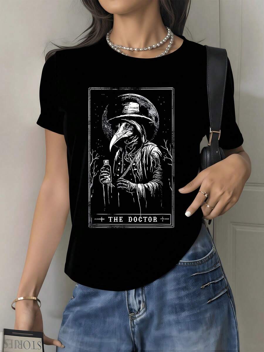Women T-Shirts - Black - View 1