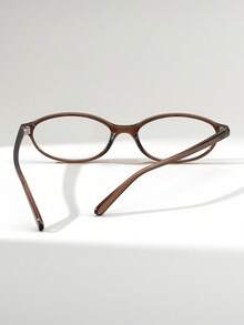 1 Pc Women's Narrow Cat Eye Retro Fashion Street Style Flat Glasses Daily Commute Street Shooting Outfit Eyewear Accessories Valentine's Day New Year Mother's Day Graduation Gift - Multicolor - View 2