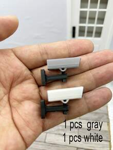 Caméra de surveillance miniature pour maison de poupée, accessoire suspendu réaliste de modèle de caméra de surveillance micro CCTV de musée, rotatif et angle réglable - Modèle d'appareil photo - Voir 11