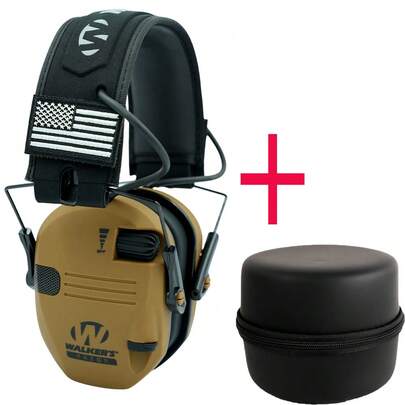 W1 Noise-Proof Earmuffs, Adjustable Headband Safety Ear Muffs For Sleeping, Study, Exercise, Hunting, Labor Protection, Industrial Grade Soundproof Headphones With Passive Protection Function - With Earphone Case