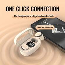Ultra-Mini Wireless In-Ear Headphones, 5.4 True Wireless Noise Cancelling, High-Fidelity Sound Quality, All-Day Invisible Design, Touch Control, USB-C Charging, Suitable For Running, Sleeping, Compatible With All Phones - View 4