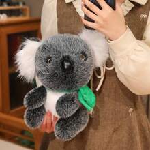 1 pieza Muñeco de peluche realista de oso koala, muñeco de peluche suave de oso koala, muñeco de peluche de oso koala lindo y realista, muñeco de peluche para niños, decoración del hogar, adecuado para niños y niñas, regalo para fiestas, regalo del Día del Niño, regalo de cumpleaños, Acción de Gracias, Navidad - Multicolor - Ver 7