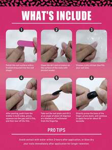 24 piezas Juego de uñas postizas de forma de almendra media francesa, incluye 1 esmalte de gel y 1 lima de uñas, fácil de usar pegatinas de manicura francesa diaria - Albaricoque - Ver 5