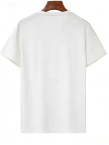 Graphic Tees Women Fifth Sun Sesame Men's Everything I Know I Learned On The Streets Short Sleeve Crew Tee Men's Summer Casual 180g Pure Cotton T-Shirt Patterned Printed Short Sleeved Top T-Shirt - 白色10 - 查看 6