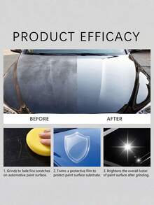 Car Scratch Repair Paste, Daily Maintenance Car Body Cleaning Polish, Mild Scratch Repair Paste - Powdery - View 7