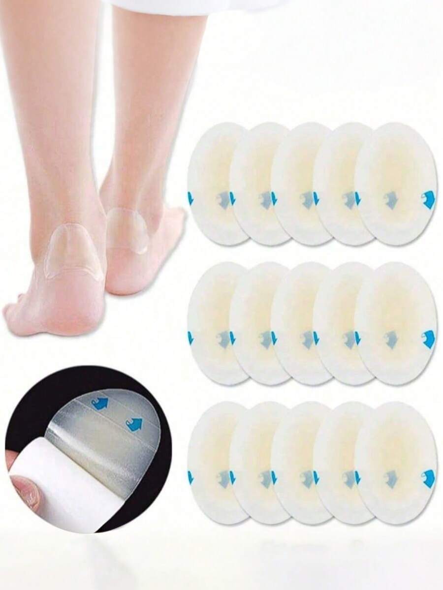 1/10 Stücke Gel-Blasenpflaster, Blasenpflaster, Gel-Blasenversiegelungspflaster, Blasenpflaster, unsichtbare Gel-Blasenprotektoren, Gel-Blasenkissen, Klebepflaster, geeignet zur Vorbeugung und Heilung von Blasen an Fingern, Fersen, Sport & Schuhkomfort - A - Übersicht 1