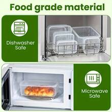 Fruit Airtight Food Storage Containers Set (12 Containers + 12 Lids), Leakproof, Reusable, Microwave & Dishwasher , With Labels & Pen. - View 8
