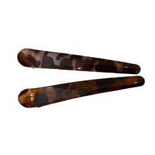 1pc Leopard Print Large Hair Clip, Bangs/Side Clip, Seamless Makeup Washing Face Clamp, Hair Accessory - Multicolor - View 3