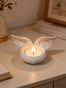 1pc Wing Shaped Candle Holder, Suitable For Living Room, Bedroom, Rooms, Home Decor, Kitchen, Office Decoration,Gifts Birthday Graduation - Multicolor - View 2