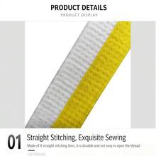 跆拳道/柔道/空手道腰带共9个级别，从白带到黄带进行晋级评定 - 白黃帶 - 查看 5