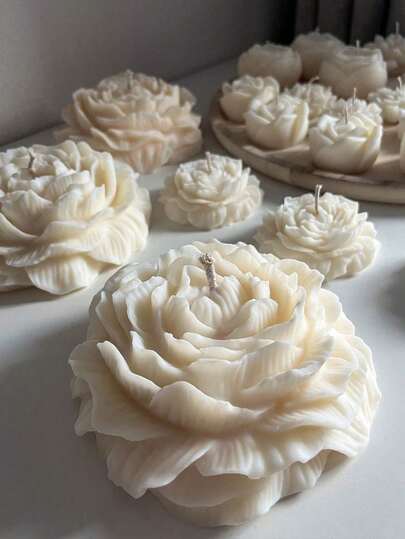 1 Nến thơm hoa mẫu đơn cao cấp (Hương hoa mẫu đơn phiên bản giới hạn), được làm từ sáp đậu nành tự nhiên và tinh dầu chất lượng cao, bấc cotton được đổ thủ công cho thời gian cháy sạch từ 4-8 giờ, thích hợp cho học sinh, quà tặng lễ hội, trang trí phòng ngủ mùa tựu trường, đám cưới, Ngày của Mẹ, Ngày Valentine, Giáng sinh (Chất liệu sáp tự nhiên, thiết kế hoa thủ công, hương thơm lâu dài), hương thơm phòng ngủ, quà tặng ngày lễ, tăng cường không khí tiệc tùng, hương hoa thư giãn.