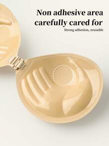 2pcs/1pc Invisible Lift Bra, Small Size Bust Enhancing Adhesive Bra, Women Bras And Bra Accessories - Multicolor - View 3