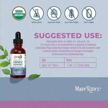 Lymphatic Support Herbal Blend Liquid Drops - USDA Organic Lymphatic Cleanse - Echinacea & Elderberry - Blue Vervain - Vegan - 30 Servings - 其他的 - 查看 4