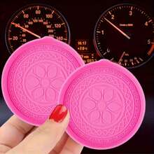 1 buc Accesorii pentru interior auto, suport antiderapant, pernă de izolare termică, covoraș anti-praf pentru suport de pahare, pernă de silicon pentru pahare, pernă anti-scurgere, universal pentru mașină - Multicolor - Vizualizare 8
