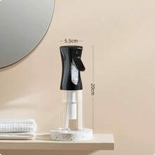 1 pieza/200ml Botella rociadora recargable de alta presión, regadera de niebla continua, rociador de agua para peluquería, accesorio de decoración para dormitorio y cabello - Multicolor - Ver 13