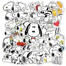 SNOOPY Bộ 64 miếng dán hình cún con hoạt hình, bộ sưu tập kỷ niệm tuổi thơ giúp chữa lành vết thương lòng, dùng để tự dán vào cốc nước, đồ chơi quà tặng hoàn hảo cho bé trai và bé gái (Mẫu ngẫu nhiên) - Nhiều màu - Xem 1