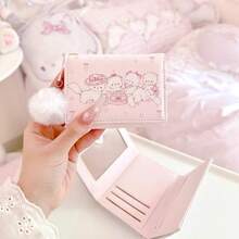 原创设计三折钱包，可爱猫咪系列，小巧却容量充足，多卡位三折零钱包，女士钱包，零钱包，卡包，银行卡零钱包，折叠大容量拉链钱包，手提女士包，生日/情人节礼物 - 彩色 - 查看 7