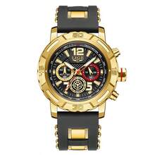 Quartz Watch LIGE Men's Watch Business Stainless Steel Watch Men's Sports Luminous Waterproof Large Dial Watch + Box - Black - View 11