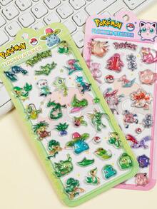 2026新款闪亮亮片贴纸，3D/DIY儿童贴纸 - 多色[款式/包裝隨機] - 查看 7