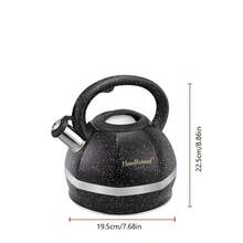 Haus Roland Hausroland 3升不锈钢鸣笛水壶，适用于燃气灶、电炉和电磁炉。 - 查看 2