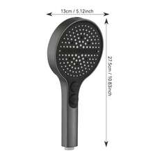 Vòi sen cao cấp màu đen bán chạy nhất, 4 chế độ phun nước, thiết kế tối giản sang trọng biến việc tắm rửa thành một trải nghiệm thị giác thú vị. - Bộ vòi sen ba món màu đen - Xem 6