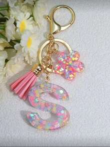 Colorful Flower Pendant Keychain, Suitable For Bag Decoration, Great Gift For Girlfriend - Baby Pink - View 12