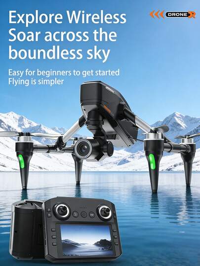 Drone con motor sin escobillas, fotografía aérea de doble cámara, ajuste eléctrico bidireccional, vuelo estacionario con flujo óptico, evasión inteligente de obstáculos, avión de control remoto, cuadricóptero