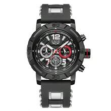Quartz Watch LIGE Men's Watch Business Stainless Steel Watch Men's Sports Luminous Waterproof Large Dial Watch + Box - Black - View 14
