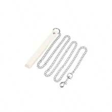 1件哥特朋克摇滚铆钉皮革项链颈链 - 黑色 - 查看 11