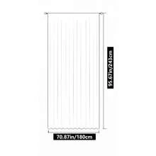 1件装3D户外窗帘，简约半透明玻璃门图案，可快速拆卸机洗，适用于露台、凉亭、庭院、花园、浴室，四季皆宜，带挂钩，1件/2件装遮阳帘，马桶盖罩，浴室配件，浴室装饰，适合作为毕业礼物、单身派对礼物、伴娘礼物、父亲节礼物、万圣节装饰 - 彩色 - 查看 12