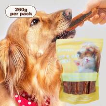 Pet Chicken And Beef Stuffed Jerky Strips, Pet Snacks, Additive-Free, Pure Meat, Healthy For Chewing And Teeth Cleaning - Ginger - View 10