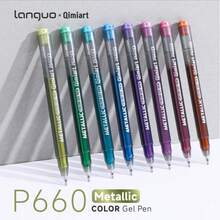 Bộ bút gel acrylic 90 màu Languo - Đầu bút mảnh 1.0mm, thích hợp cho vẽ tranh, phác thảo và ghi nhật ký nghệ thuật | Pha màu mượt mà, dung tích mực lớn | Lý tưởng cho nghệ sĩ và người mới bắt đầu - Bộ - Xem 6