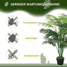 Artificial Palm Tree 125cm Tall, Artificial Plant With 18 Leaves In A Pot For Living Room Or Balcony. - A - View 5