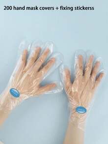 100 chiếc khẩu trang/găng tay nhựa trong suốt dùng một lần, mặt nạ chân, tẩy tế bào chết, bao tay/chân nhựa trong suốt dùng một lần, vớ chân trong suốt dùng một lần, dụng cụ chăm sóc tay chân, mặt nạ dưỡng ẩm tay, không mùi, thích hợp cho làm đẹp, chăm sóc cá nhân, chăm sóc tay móng, chăm sóc tay chân, găng tay dưỡng ẩm chân/tay. - Nhiều màu - Xem 8