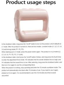 AXH Fat Burning Massager, Vibration Sweat Fascia Gun, Yoga Ring, Vibrating Muscle Relaxation Massager - Multicolor - View 11