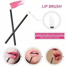 150pcs Makeup Brush Set, Includes 1 Plastic Storage Box, Hair Clips, Eyeliner Brush, Mascara Brush And Lip Brush - Black - View 6